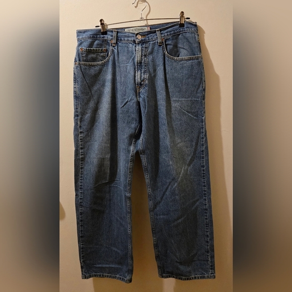 Classic Blue Denim Jeans Levi's 569 Men's - Picture 2 of 5